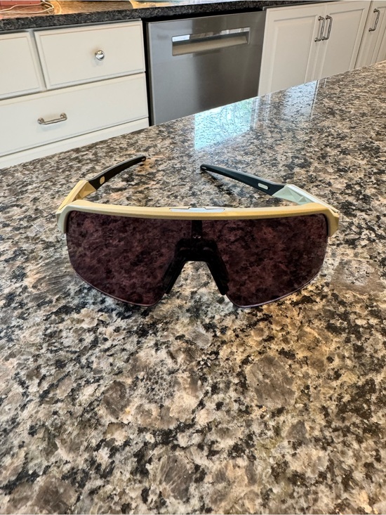 Oakley Other - Oakley Yellow Frame Shield Sunglasses with Dark Lenses